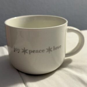 Joy Peace Love Coffee & Tea Mug and Christmas Giftables for Men & Women (25oz)